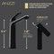Anzzi 1-Handle Bathroom Vessel Sink Faucet in Matte Black and Brushed Nickel L-AZ904MB-BN - alternate 2